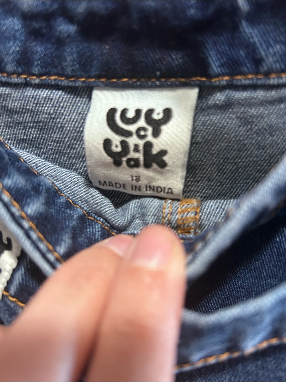 Lucy & Yak Blue Denim Dungaree Jenny’s - Picture 2 of 2